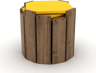 Set of 3 -room Hansel Table Coffee Table For Living Room, Home Office, Modern Stackable Entertainment Table and Telephone Table (Blanc Noyer), Rafifi.. DIAYTAR NIGERIA delivers more than products - we deliver affordable solutions within the week.