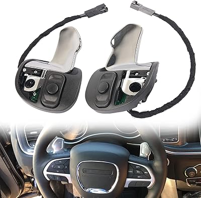 Speed ​​change set at the wheel for Dodge Challenger Charger Durango Jeep Grand Cherokee Chrysler 300 replacement 5RQ08DX9AC 5RQ09DX9AC 2014-2021.. Explore a world of choices with DIAYTAR NIGERIA's vast catalog and budget-friendly nationwide shipping.