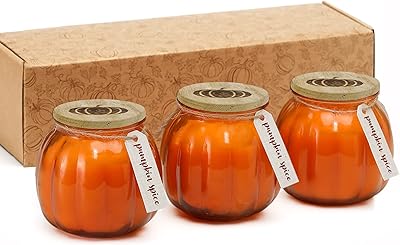 Fall scented candles with pumpkin spices, set of 3x5oz Halloween candles.. Wide range, low cost, fast delivery — that’s DIAYTAR Nigeria.