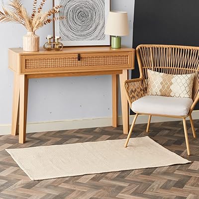Home Box Textura Jute Natural Cotton Dori 80 x 150 cm, beige.. Be part of Nigeria’s most trusted online shopping experience — DIAYTAR Nigeria.