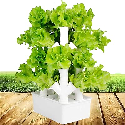 Hydroponic tower culture system, 4 posts and 32 vertical plants for plants, hydroponic growing kit for herbs, interior and outdoor fruits and vegetables.. Experience the ease of modern shopping with DIAYTAR NIGERIA's vast selection and quick delivery service.