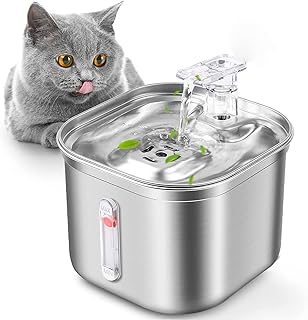 74 oz-22 stainless steel chat fountain for cat and animal automatic dispenser.. DIAYTAR NIGERIA: Your trusted marketplace that combines variety, affordability and reliable shipping.