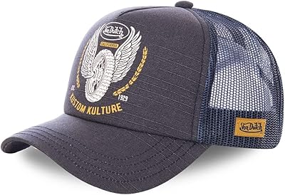 KUSTOM Kulture navy blue trucker cap.. DIAYTAR NIGERIA transforms dreams into deliveries with our affordable prices and 5-8 day shipping.