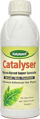 Katyayani catalyst for silicon silicon super ideal for all house plants garden agriculture use new generation multi-action penetrator adjuvant spreading and wetting agent grooven. 900ml (set of 1)).. Your favorite brands are just a click away on DIAYTAR Nigeria.