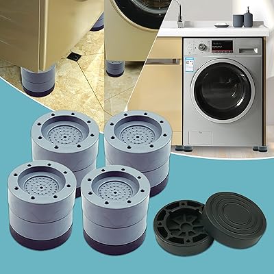 Anti-vibration cushions for washing machine refrigerator feet leveling for washing machine anti-vibrations for washing machine with adjustable height.. Shop with purpose at DIAYTAR NIGERIA and discover a world of products at budget-friendly prices.