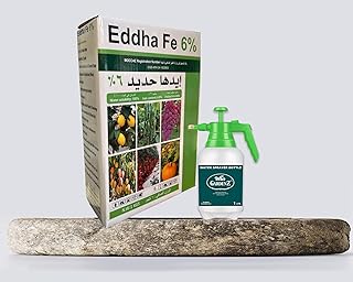 EDDHA FE 6% - 1 kg agricultural fertilizer. + bottle of spraying water from the Gardenz brand offered.. Embrace the convenience of DIAYTAR NIGERIA with thousands of products at your fingertips, delivered nationwide.