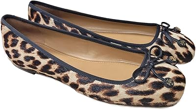 Flat ballerinas for women Tory Burch 50942 Laila in black veal leather/leopard print.. Be part of Nigeria’s most trusted online shopping experience — DIAYTAR Nigeria.