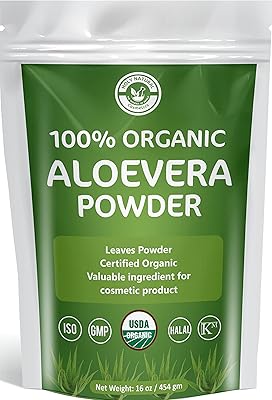 USDA certified organic aloe vera leaf powder - 16 oz (454 g) (Aloe Barbadensis Miller - 1 lb) - Rejected ziploc bag.. Discover endless shopping possibilities at DIAYTAR NIGERIA, with budget-friendly prices and reliable delivery.