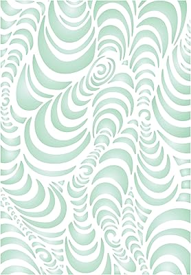 Japanese wave superposition stencil, 11.43 x 16.51 cm - superposition stencil used to add texture and design to the backgrounds of mixed media.. Your one-click solution to affordable shopping, DIAYTAR NIGERIA delivers quality products nationwide.