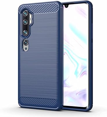 Anti -fall shell for Xiaomi Mi Note 10 Pro, Brushed carbon fiber, ultra fine TPU design and flexible rubber - Blue.. DIAYTAR NIGERIA brings the joy of affordable shopping to your fingertips with delivery in less than 8 days.