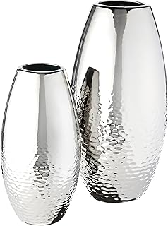 Ashley furniture signature design - vases alimentaires - lot de 2 - glam - silver touch.. Shop smarter, not harder with DIAYTAR NIGERIA - thousands of products at your fingertips with affordable delivery.