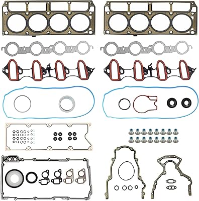 Complete cylinder head joints, HS26191PT-1 CS9284, Kit of cylindrical engine cylinder head, for Chevy Tahoe Avalanche Suburban Express, for GMC Sends Savana Sierra Yukon XL, 1500/2500/3500, 2002-2011, 4.8l/5.3 L V8 V8.. DIAYTAR NIGERIA makes every purchase count with our affordable prices and reliable 5-8 day shipping.