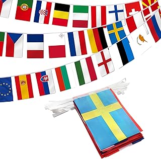 Banner with strings inly eu, 27 EU countries, official opening decorations, sports bar, festive events - 27 feet 27 flags.. Experience the ease of one-stop shopping with DIAYTAR NIGERIA's diverse catalog and nationwide delivery.