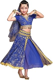 Belly Dance Costume Bollywood Dress - Halloween Mousseline Dance Costume With Woman Scarf.. Affordable choices, delivered fast — that's the DIAYTAR Nigeria promise.