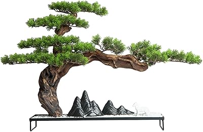 Artificial bonsai from China Bonsai Artificial Artificial green, artificial bonai pine for house interior decoration, hotel living room.. Shop with purpose at DIAYTAR NIGERIA and receive your purchases at unbeatable prices within the week.