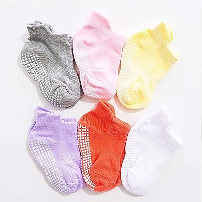 Non-slip socks for babies, toddlers, boys and girls (6 pieces, 3-5 years old).. Navigate countless options with DIAYTAR NIGERIA's comprehensive marketplace and budget-friendly shipping.