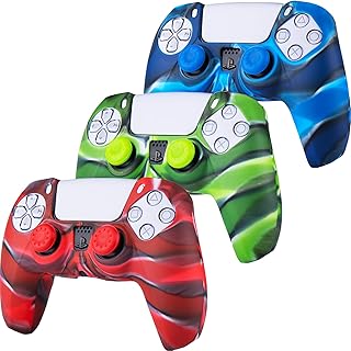 Yura personalized silicone gel shell for Sony Ps5 DualSense (Sarcelle red camouflage) x 3 with handles for thumbs... Your everyday shopping companion, DIAYTAR NIGERIA offers unbeatable value with nationwide delivery.