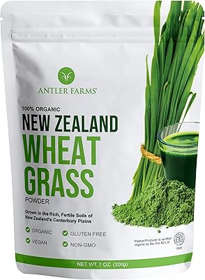 Antler - 100 % pure wheat grass powder of New Zealand, organic, 40 portions, 200 g - raw wheat grass, vegan, gluten -free, rich in nutrients, rich in chlorophyll, detox, essential amino acids, minerals.. Nigeria's fastest-growing e-commerce site offers unbeatable prices and delivery within 8 days.