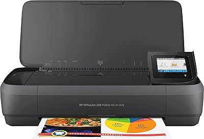 Tout-en-Un HP Officejet 250 portable printer (CZ992A, Black, Standard).. Shop smarter with DIAYTAR NIGERIA's vast product range and budget-friendly delivery within the week.