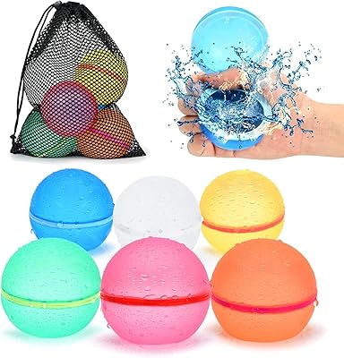 Reusable water balloons 98K Self-speculating Quick and easy Filling Silicone Silicone Balls Funny Summer Summer Games for children.. Experience the power of choice with DIAYTAR NIGERIA's vast catalog and affordable 5-8 day delivery.