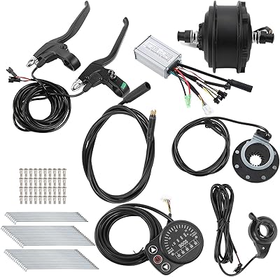 Electric bicycle conversion kit Converting engine conversion Kit front/rear without brushes 36 V 250 W with KT-900S scale for 27.5 "12g wheel 12G.. Shop smarter with DIAYTAR NIGERIA's comprehensive catalog and budget-friendly 5-8 day delivery.