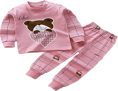 Clothing sets for newborn boys and girls set 2-piece cotton pajamas.. Shop with confidence at Nigeria's leading affordable e-commerce platform with reliable delivery services.