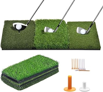 Golf putting carpet 3 in 1 foldable, lawn, lawn with tee, putting carpet in the garden, practical of the green and outdoors.. DIAYTAR NIGERIA: Your trusted e-commerce partner with extensive product choices and affordable delivery.