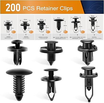 GOO ACC TO RETIENCE FROM PLAIN CHOCKS IN PLASTIC GRC-47 plastic, 200 rooms with 6 sizes of car body mounting clips, replacement of car bumpers for GM, Ford and CH.. Experience the power of choice with DIAYTAR NIGERIA's extensive catalog delivered within the week.