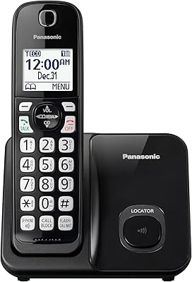 Panasonic wireless telephone system, extendable residential telephone with calling of calls, identification of the bilingual caller and high contrast screen, unique combined - KX -TGD610B (black).. DIAYTAR NIGERIA brings the marketplace experience online with affordable and reliable delivery service.