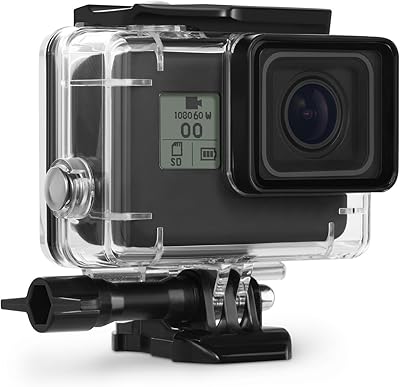 Waterproof shell for GoPro Hero 7 Black Hero 5/6 Accessories Camera 45m Diving Protective Case for Gopro Hero 7 Hero 5 Hero 2018 with support accessories.. Your complete marketplace solution, DIAYTAR NIGERIA offers unbeatable value with delivery within the week.