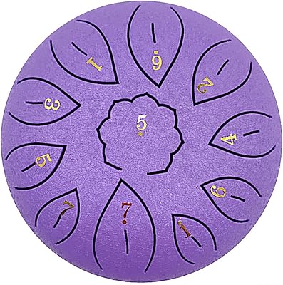 Fili HKC Steel Language Drum 11 sheets 6 inch diameter therapeutic drum type Lotus Drum with percussion Tambour with steel stake c.. DIAYTAR NIGERIA makes quality accessible with low prices and reliable 5-8 day nationwide delivery.