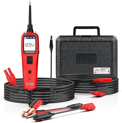 Diagnostic device for the POWERSCAN PS100 automotive circuit system - Digital voltage tester - Red.. DIAYTAR NIGERIA brings affordable products to every doorstep with our reliable 5-8 day shipping.