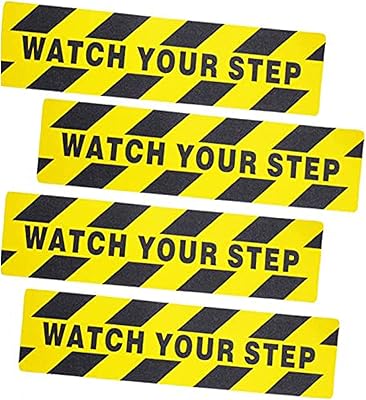4Sun 4 -room 6 x 24 inch Warning Sticker Watch your walking tape non -slip adhesive ribbon abrasive warnings in the workplace.. Order now, relax later — DIAYTAR Nigeria ships in 5 to 8 days.