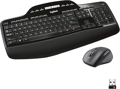 Logitech MK710 - Arabic, black keyboard and wireless desktop.. DIAYTAR NIGERIA: Connecting Nigerians with their needs through our affordable and diverse marketplace.