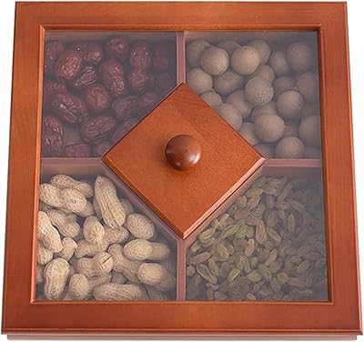 Wooden fruit tray divided snack plates with transparent lid to keep.. Shop without limits at DIAYTAR NIGERIA and receive your purchases at budget prices within the week.
