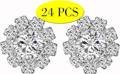 24 small 16 mm transparent rhinestones for hand seam (stem).. Discover the perfect balance of price and convenience with DIAYTAR NIGERIA's nationwide e-commerce platform.