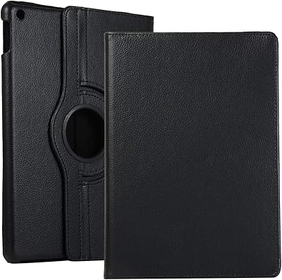 AWH 360 degree rotary support [Waking/Automatic alarm clock] Intelligent leather folio case for Apple iPad (iPad Air 4 10.9) (black).. Discover endless possibilities with DIAYTAR NIGERIA's extensive product range and affordable shipping.