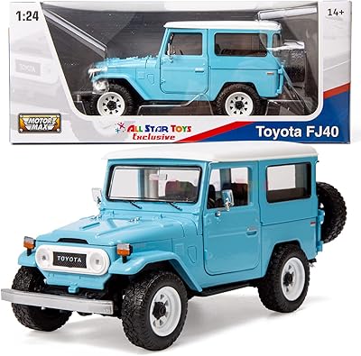 All Star Toys Toyota Land Cruiser FJ40 All-terrain wheels blue sky 1/24 Model Motormax 79323 exclusive FJ Cruiser J40.. DIAYTAR Nigeria: Your one-stop online shop with unbeatable prices and nationwide delivery in under 8 days.