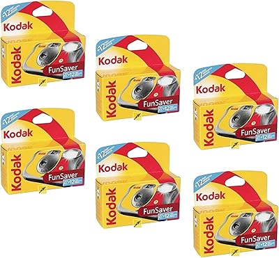 Pack of 6 disposable Kodak cameras - Fun camera, Instant camera, fun photos - Red and Yellow - Pack of 6 cameras.. Your complete shopping companion, DIAYTAR NIGERIA offers extensive selection delivered within the week.