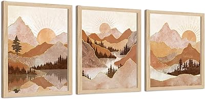 Boto Decor Mural Collection on canvas of Heimlich mountains, Vintage Wall Decoration Bohemian Sun and Sun, Vintage Bohemian Neutral Art Impressions for Home and Office, 8 x 10 without framework.. Nigeria's most loved e-commerce platform delivers affordable shopping solutions to your doorstep.
