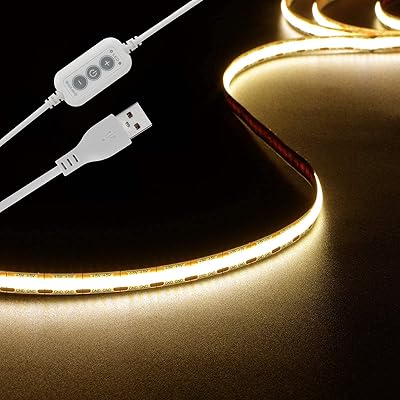 LED LED LED strip 5 V of 1.5 m, 480 Warm white LED, 3,000 k CRI85+, Variable intensity backlight 1,200 lumens for TV, bedroom, cupboard, kitchen.. No stress, no delays — DIAYTAR Nigeria is your trusted shopping partner.
