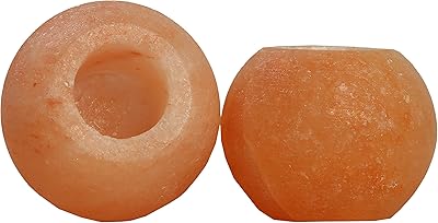 Himalayan salt candlestick GIOHONY-GH-CH-004.. DIAYTAR NIGERIA brings online shopping to every Nigerian with affordable prices and reliable shipping.