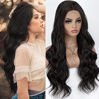 Heat -resistant fiber wig with bangs for women, full wigs of natural appearance for daily, curly, bodywave, straight, short, short (corrugated black) cosplay (corrugated black).. Nigeria's most loved e-commerce platform delivers affordable shopping solutions to your doorstep.