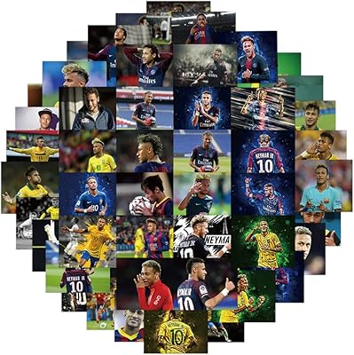 Goodrun 50pcs Football stickers Neymar JR football stickers Neymar Jr Vinyl stickers in waterproof Neymar JR stickers of water bottles Decoration of mobile phone stickers luggage stickers.. DIAYTAR NIGERIA connects Nigerians with quality products at affordable prices, delivered in 5-8 days nationwide.