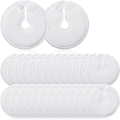Package of 20 Tube G-Boutons G, Support of stormy belly supplies, soft and absorbing cotton tubes, breastfeeding pads with tie strip accessories, white, 3 ".. DIAYTAR NIGERIA: Where shopping dreams become reality with affordable prices and prompt shipping.
