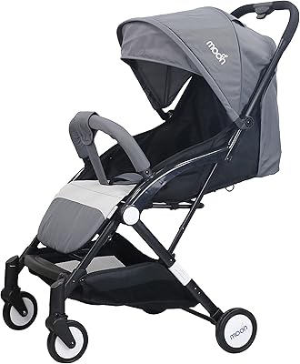 Ultra light foldable travel stroller Moon Travel-Lite (air trip), stroller/seat/stroller for newborn, infants and toddler (0-3 years) (0-18 kg), average gray.. Find more for less — only on DIAYTAR Nigeria.