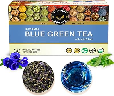 Green tea with tikori blue peas 30 tea sachets.. DIAYTAR NIGERIA: Your affordable gateway to thousands of products delivered within a week.