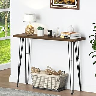 Medla wooden console table: industrial entrance table 995 x.. DIAYTAR NIGERIA: Revolutionizing how Nigerians shop with affordable prices and prompt delivery services.