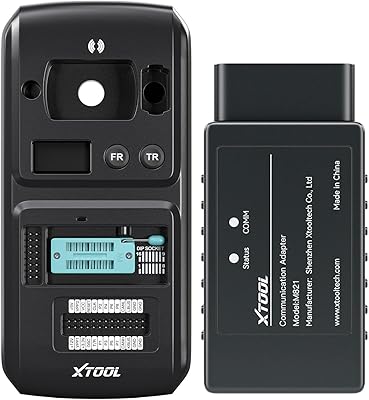 XTOOL car key key and chip with M821 adapter and KC501 key programmer, compatible with XTool D8/D8BT, A80/A80 PRO/A80 Pro Master, X100 PAD 3, works with PC/LORD computer.. Shop the smart way with DIAYTAR Nigeria — fast delivery, affordable everything.