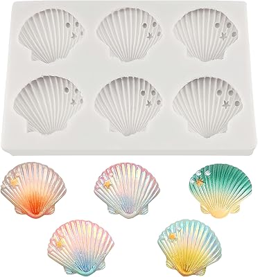 Silicone cake decoration molds 6 cavities shell pattern to decorate.. Nigeria's favorite online shopping platform, DIAYTAR offers unbeatable prices and delivery within a week.